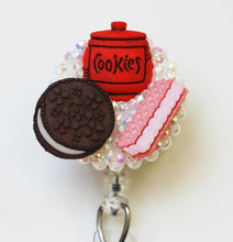 Load image into Gallery viewer, Cookie Love Retractable ID Badge Reel
