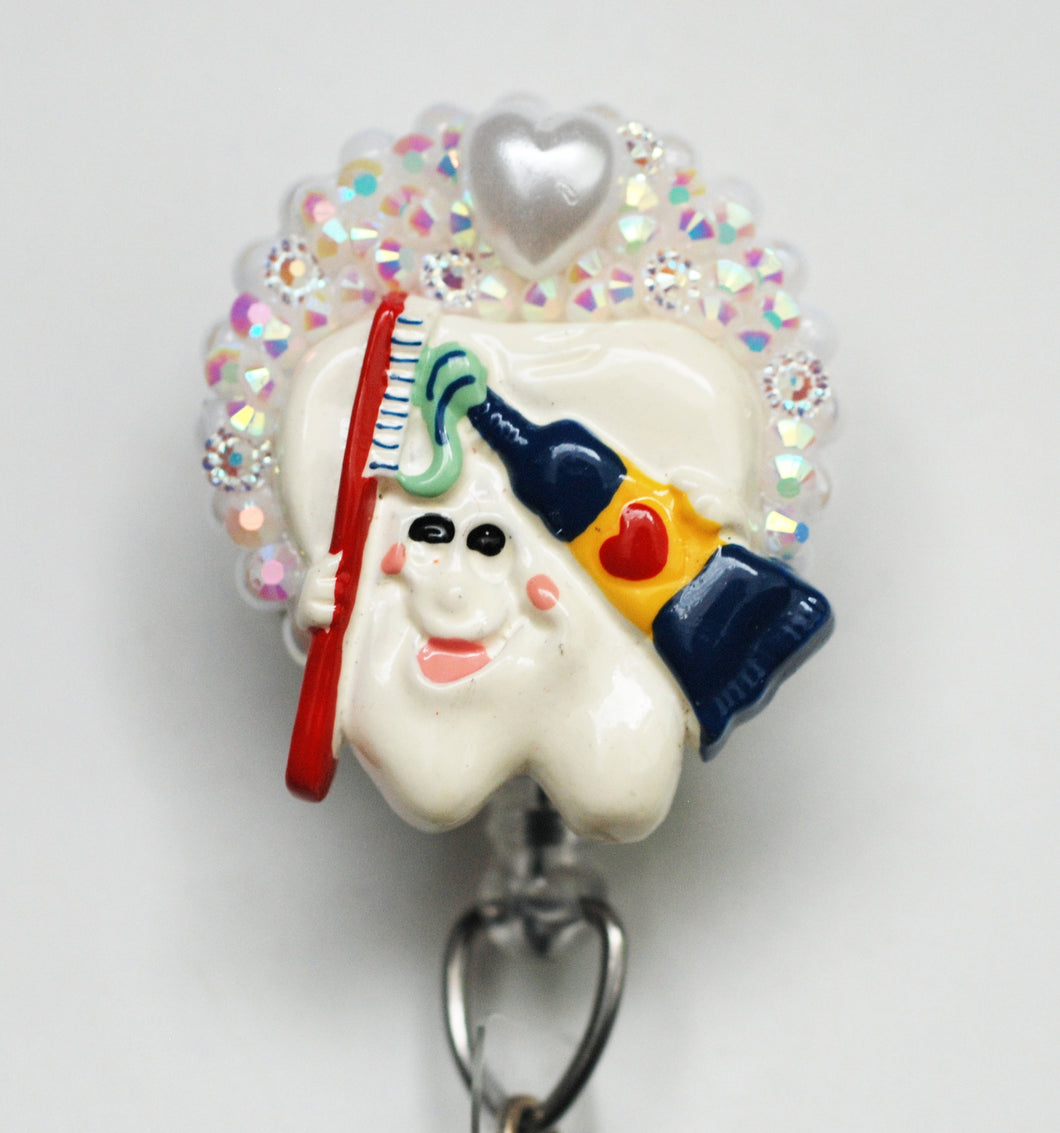 Dental Care Retractable ID Badge Reel