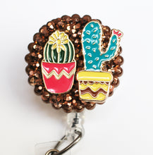 Load image into Gallery viewer, Cactus Buddies Retractable ID Badge Reel
