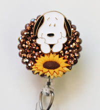 Load image into Gallery viewer, I Heart Snoopy Retractable ID Badge Reel
