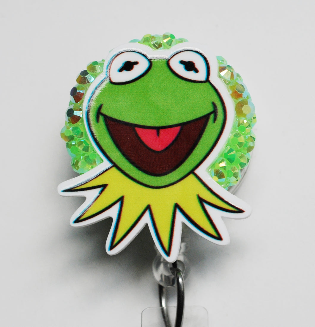 Kermit The Frog Retractable ID Badge Reel – Zipperedheart