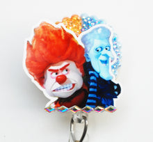 Load image into Gallery viewer, Heat Miser And Snow Miser Retractable ID Badge Reel
