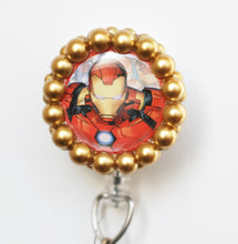 Load image into Gallery viewer, Iron Man Retracable ID Badge Reel
