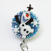 Load image into Gallery viewer, Olaf From Frozen Retractable ID Badge Reel

