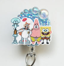 Load image into Gallery viewer, SpongeBob&#39;s Squad Retractable ID Badge Reel
