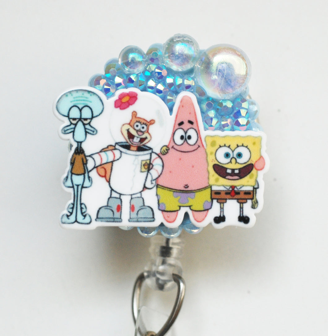 SpongeBob's Squad Retractable ID Badge Reel