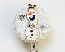 Load image into Gallery viewer, Disney Frozen&#39;s Olaf And His Snowgies Retractable ID Badge Reel
