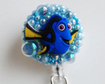 Finding Nemo's Dory Retractable ID Badge Reel – Zipperedheart