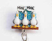 Load image into Gallery viewer, Finding Nemo&#39;s Seagulls Retractable ID Badge Reel
