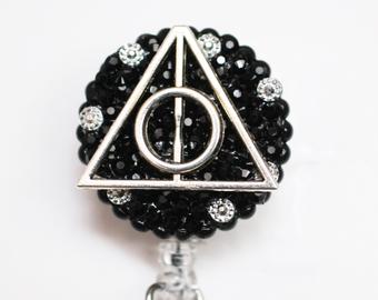 Harry Potter's Deathly Hallows Retractable ID Badge Reel