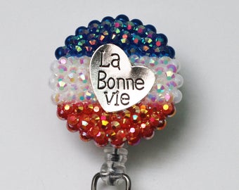 La Bonne Vie - The Good Life Retractable ID Badge Reel