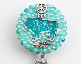 Strong And Steadfast Retractable ID Badge Reel